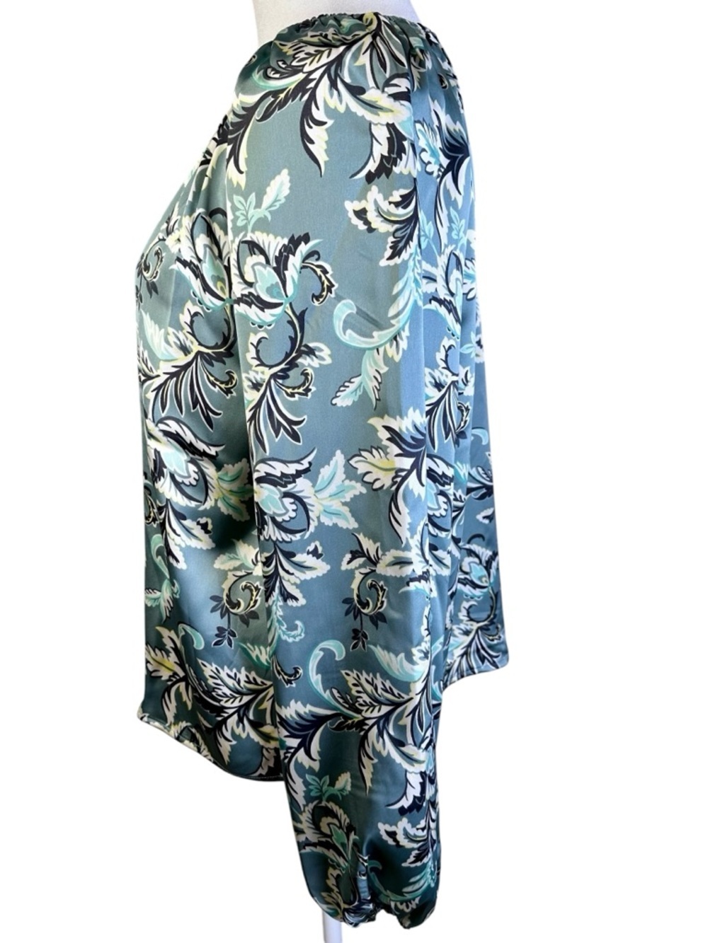 LOFT Floral Long Sleeve Blouse Size XS - Picture 5 of 11
